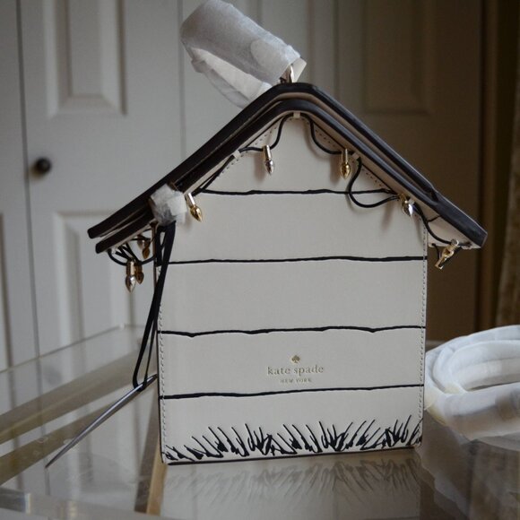 Kate Spade Peanuts X KSNY Snoopy 3D Dog House Crossbody KM630 - Picture 7 of 13